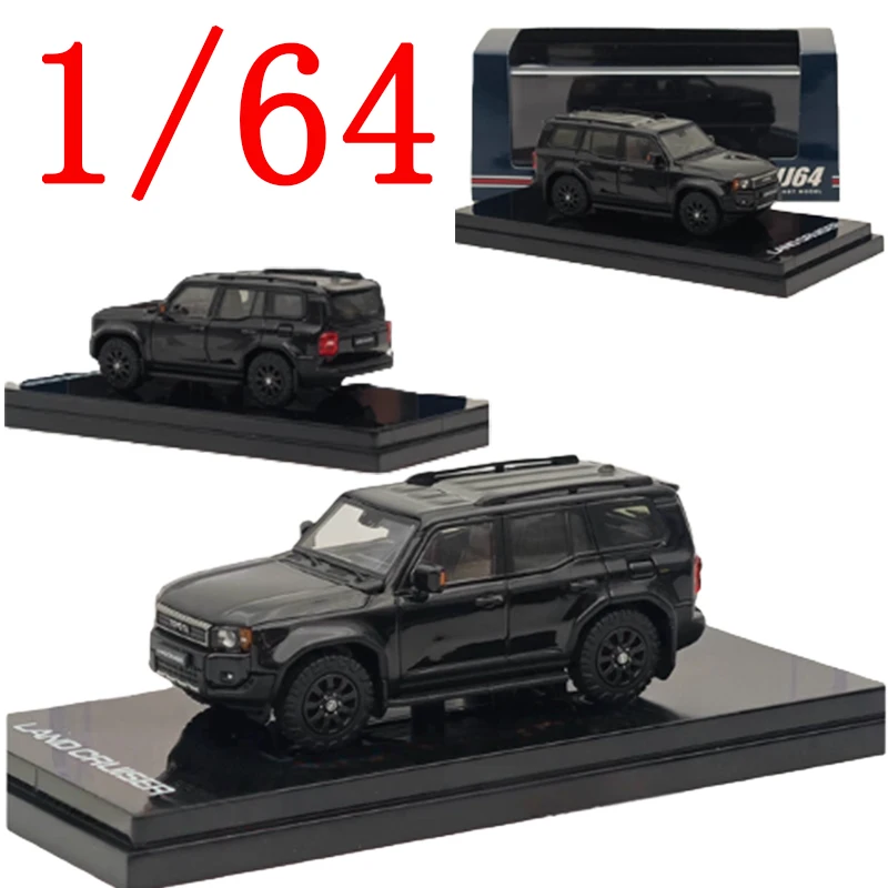 

Хобби, Япония, литая под давлением модель автомобиля из сплава в масштабе 1/64, Toyota Land Cruiser LC250 (LHD) Q311, коллекционные игровые транспортные средства