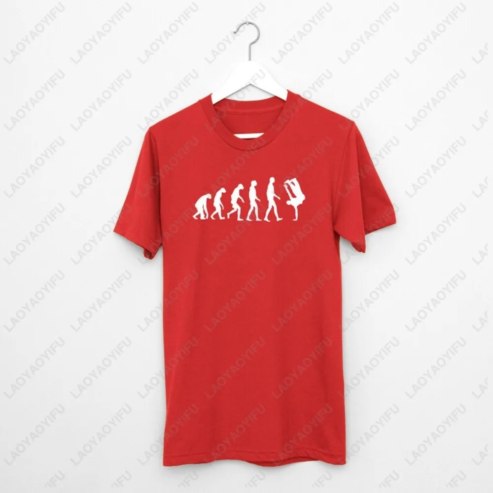 

Breakdance Breakdancing Evolution T Shirt Casual Fashion Loose Harajuku Man Streetwear Cotton Short Sleeve Women Clothing