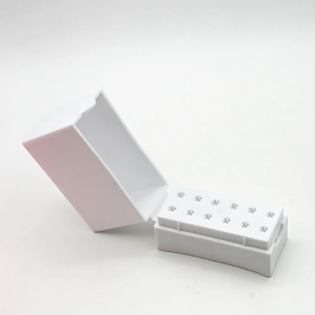 

Коробка для хранения насадок для маникюра, 2 шт., премиум-класса, из пластика, органайзер для шлифовальных насадок, для маникюрного салона, домашнего использования, портативный, прочный футляр