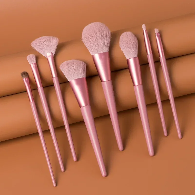 Grande Makeup Brush Set, Branco, Corretivo, Fundação, Blush, Pó, Mistura, Cosmético, Sombra, Ventilador, Marcador