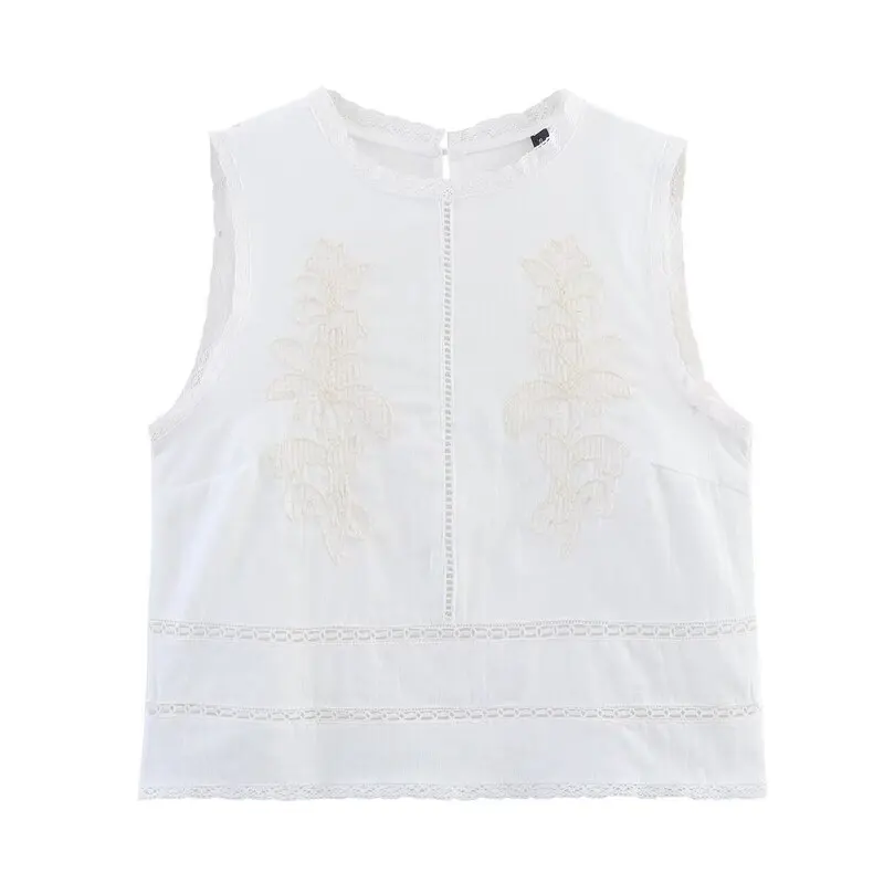 Spring 2025 New Women's Embroidered round Ne Svel Top mid Waist f Skirt Faion Set for 25-35 Years Old Women