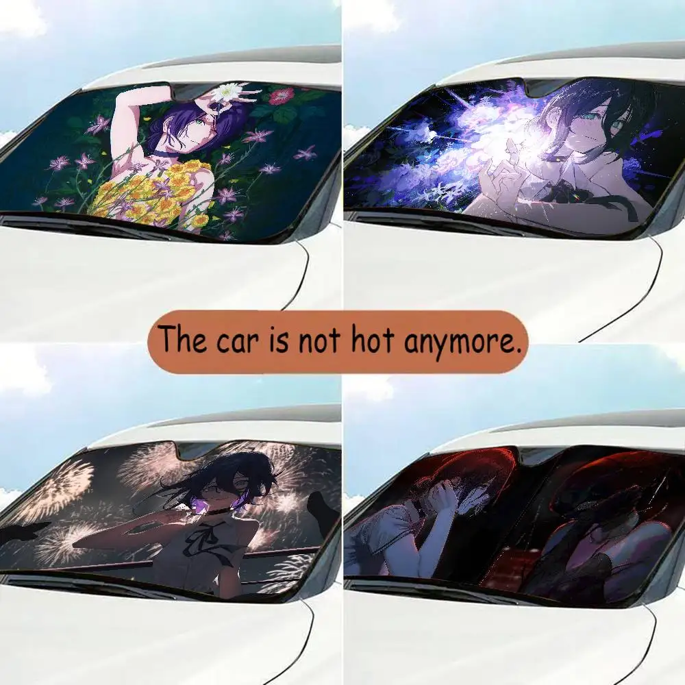 

Classic Anime C-Chainsaw M-Man Windshield Sunshade Windscreen Cover Sun Shade Auto Sun Visor Car-covers Car Solar Protection