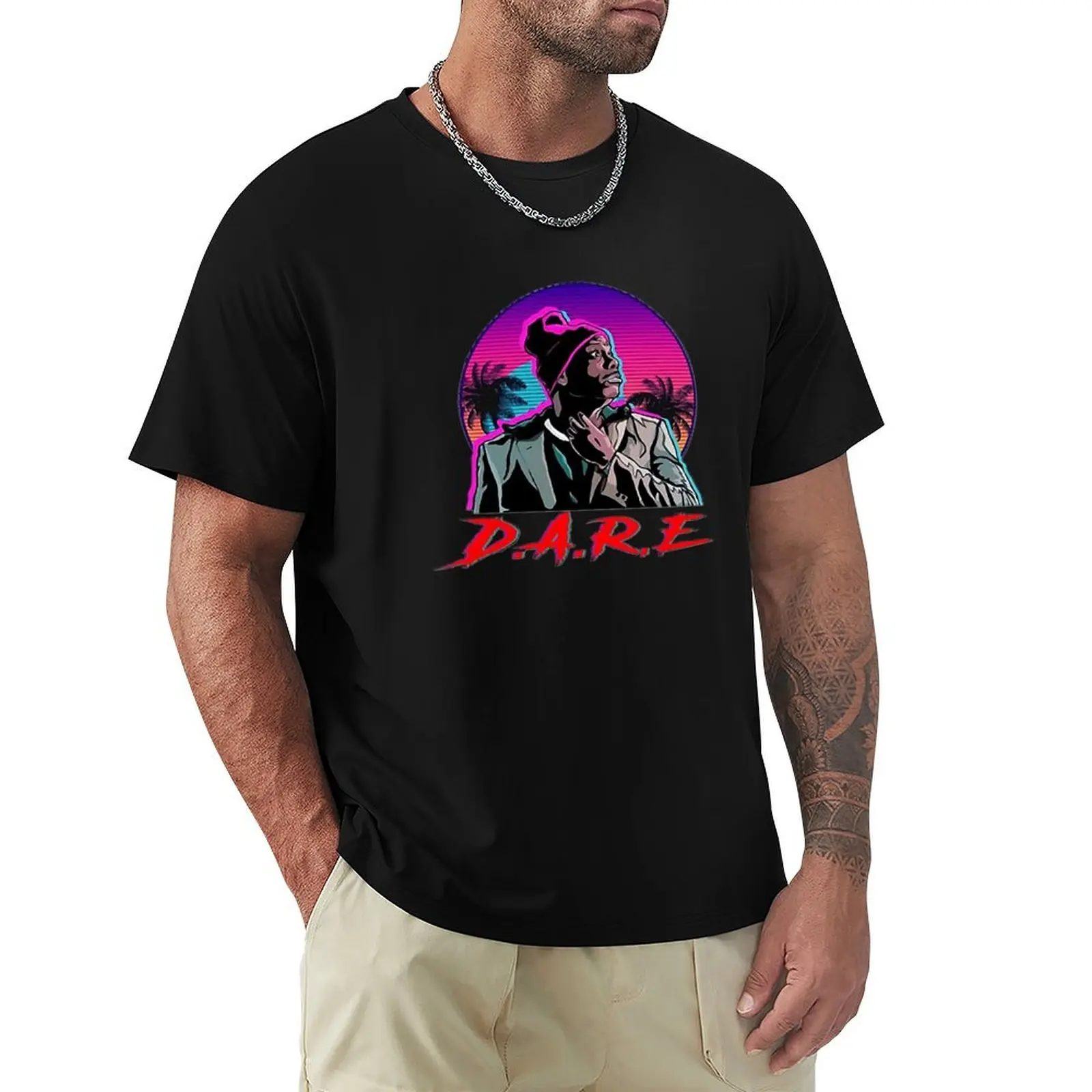 Art - Dave Chappelle T-Shirt Basic Simple Design Short Sleeve Shirt