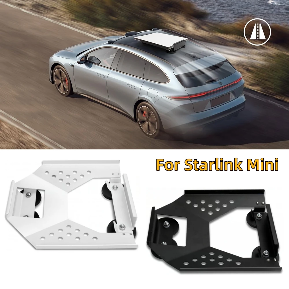 No-Punch Magnetic Mounting for Starlink Mini Dish Mounting Kit Roof Mount for RV Car Yacht Boat Roof Bracket Kit Portable