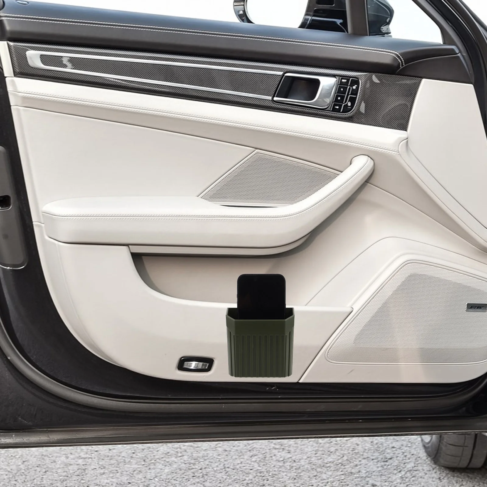 

Car Storage Box Vehicle Interior Accessories Center Console Cell Phone Holder Plastic Mount for