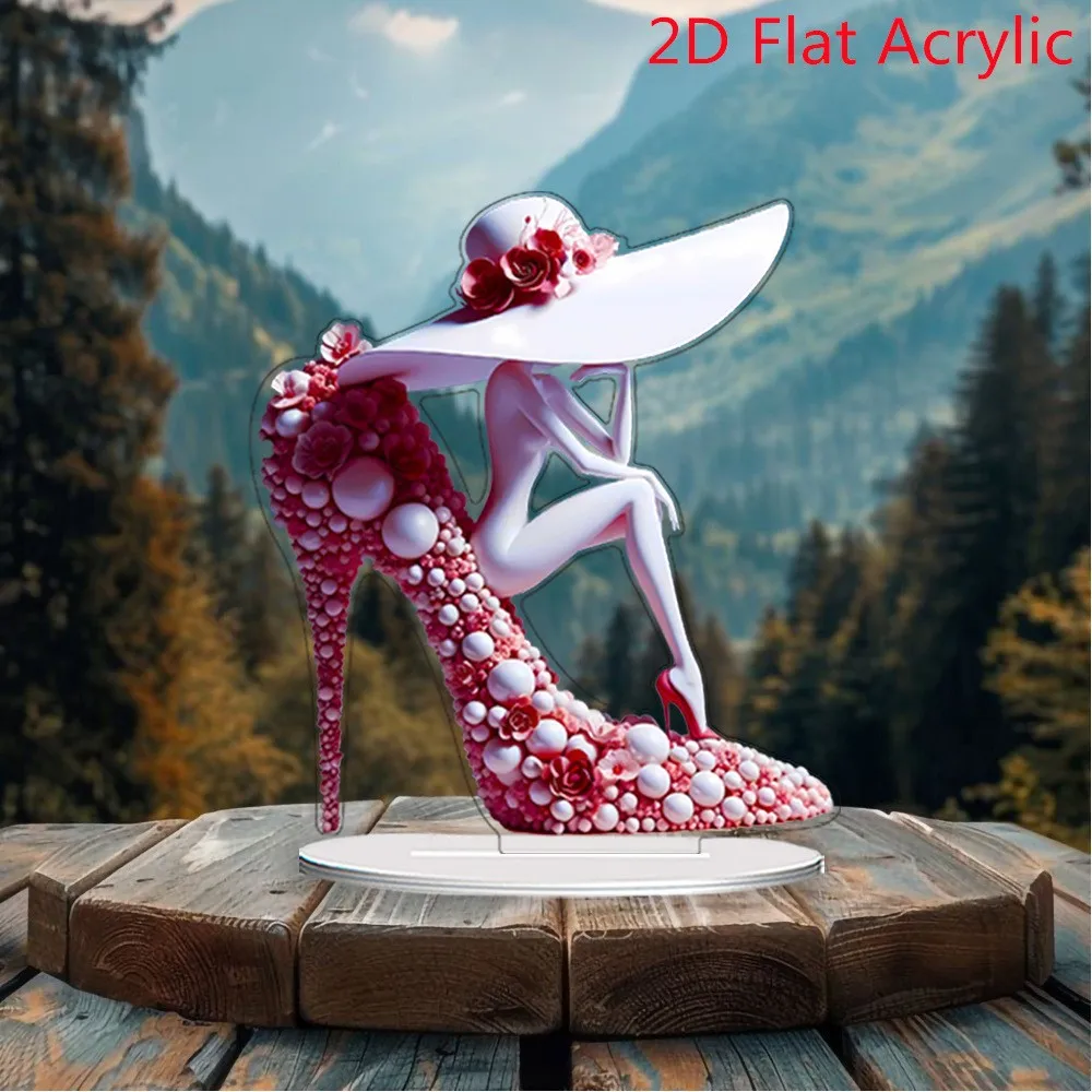 Beautiful women high heels home living room tabletop ornaments senior gifts