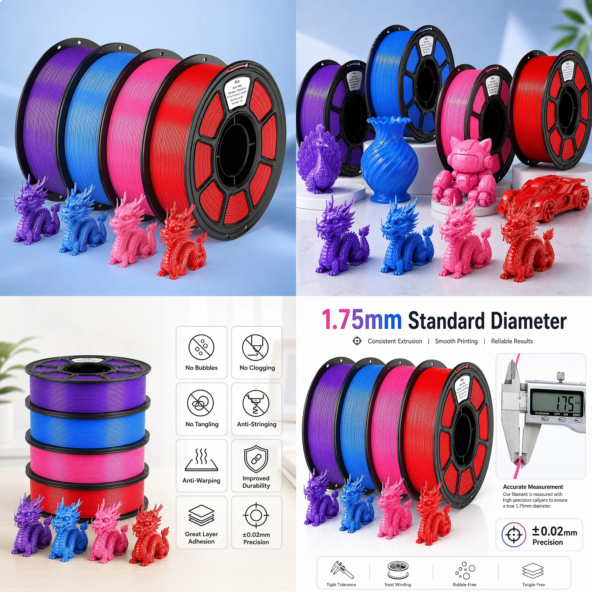 PETG 3d Printer Abs Filamento Impresora Print Filaments PETG 1kg Plastic Rods Petg Filament
