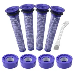 Fit for V8 Filter Replacement for Dyson V8 Animal V8 Absolute V8 Motorhead SV10 V7 Animal Fluffy Cordless Stick Vacuum Cleaner,