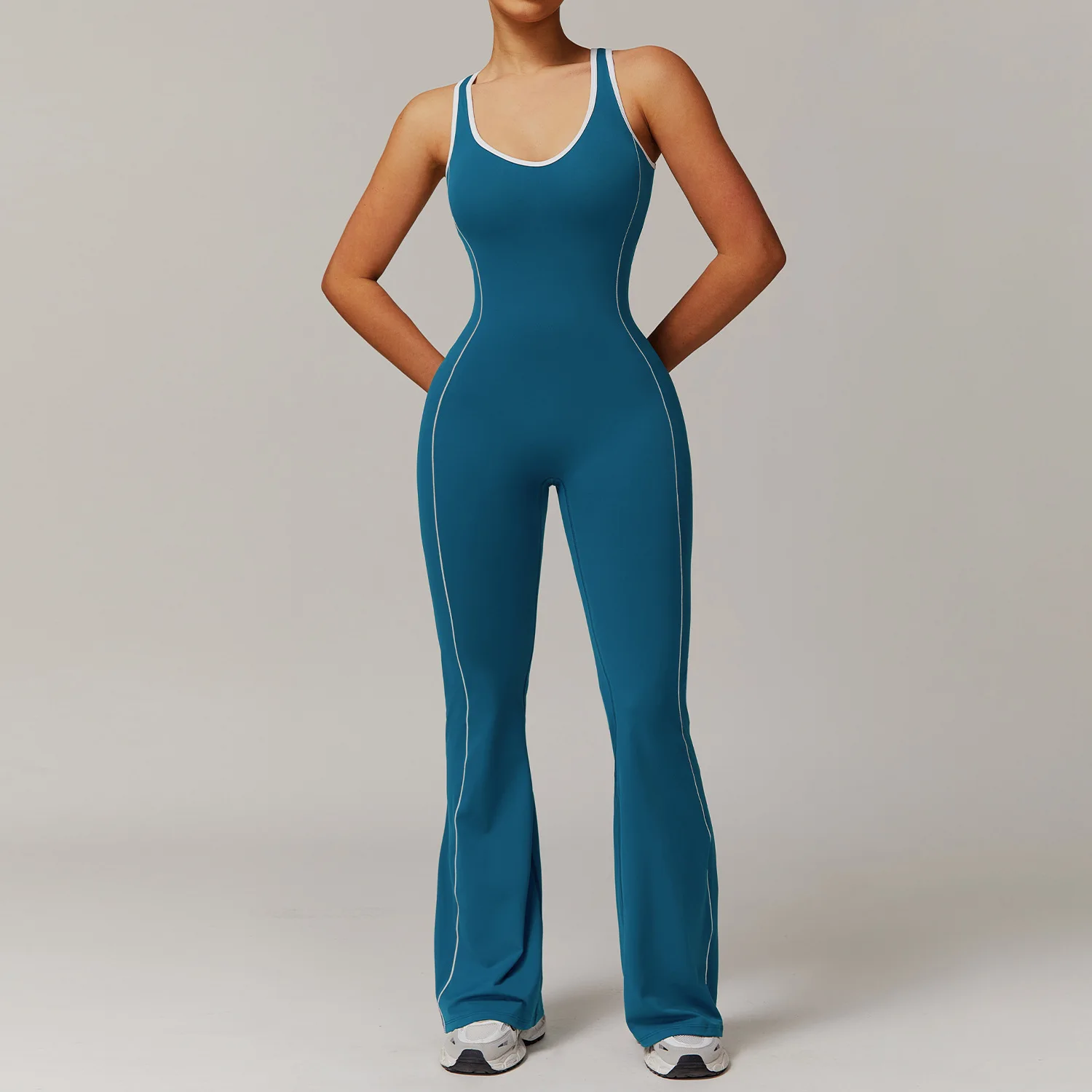 Women One-piece Yoga Jumpsuit Gym Fitness Sports Bodysuits Workout Overalls High Elastic Cycling Bodysuit SportsWear Gym Clothes