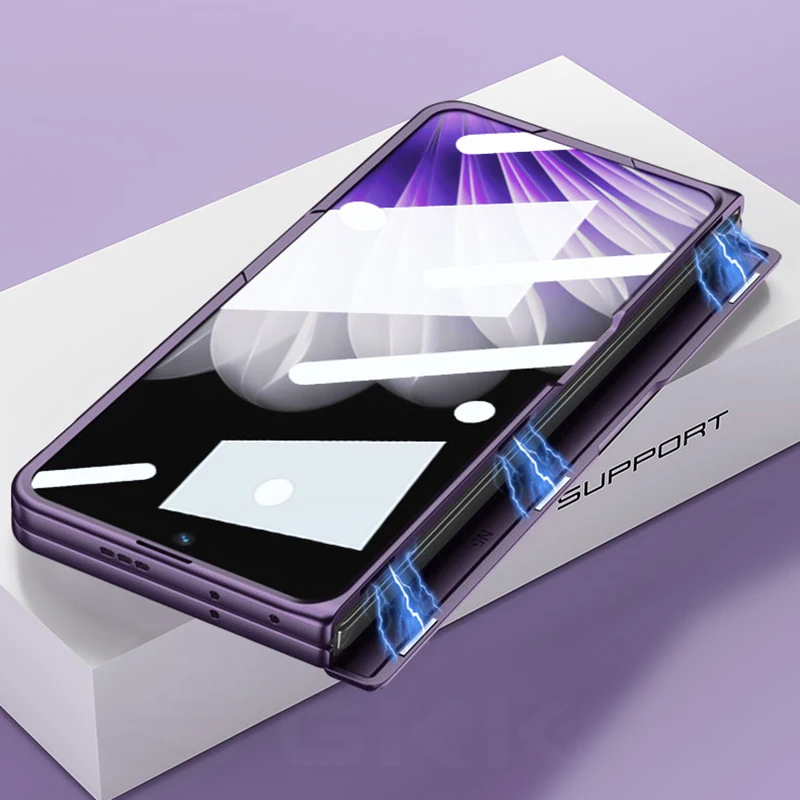 Etui z magnetycznym zawiasem 360 All-included do Oppo Find N5, zewnętrzne szkło ekranu, magnetyczny uchwyt pierścieniowy do ładowania, etui do Oppo Find N5 — zdjęcie produktu 5