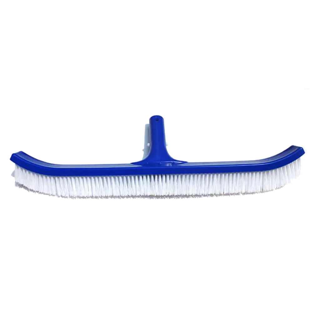 18 Inch Swimming Pool Brush Pond Cleaner Cleaning Wall Floors Tiles Portable Mini Broom Scrubber