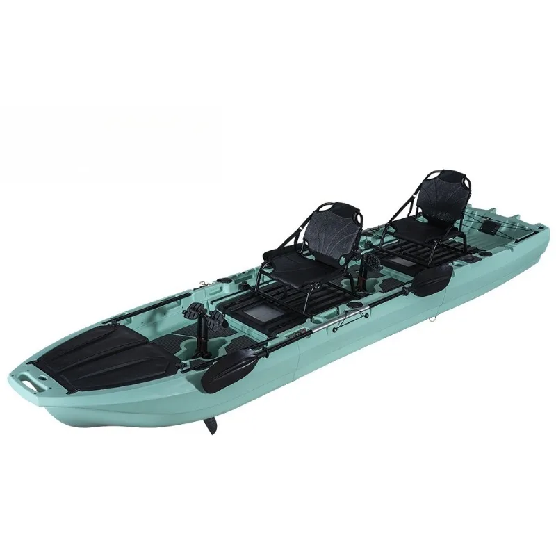 Kayak double splicing kayak fishing boat double live fish cabin splicing boat
