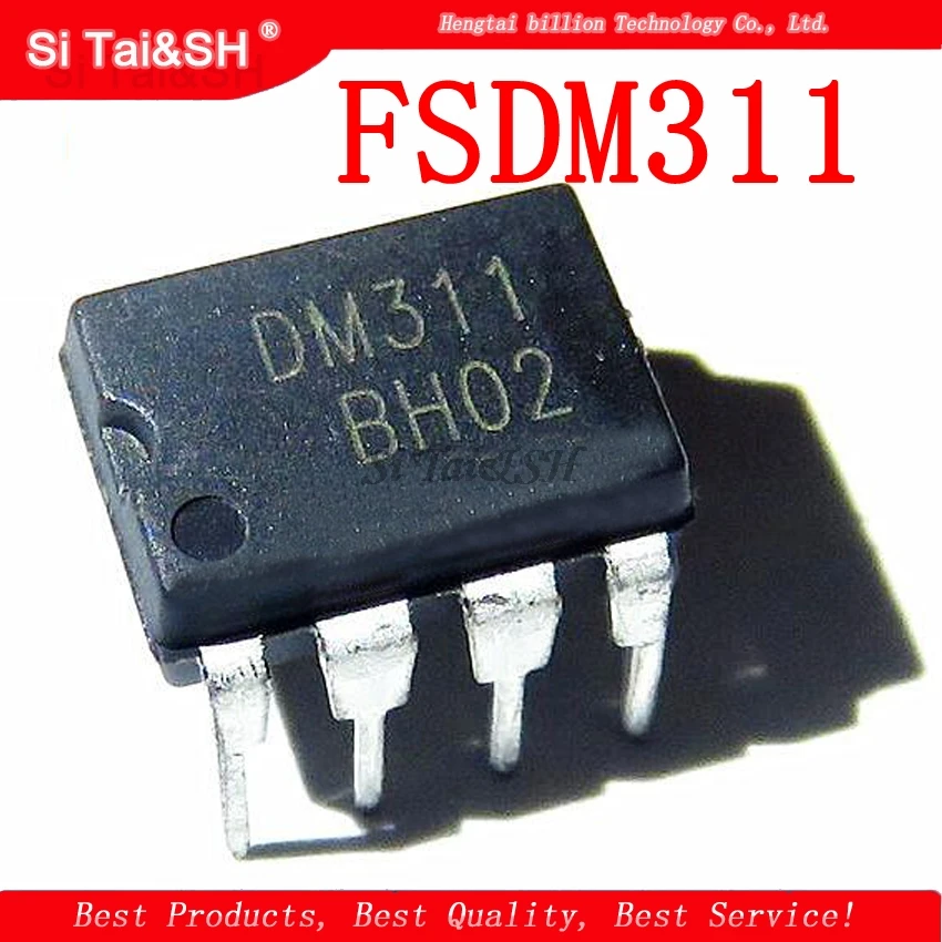 DIP-8 DM311용 10개/몫 FSDM311 검정색 플라스틱 보호 케이스