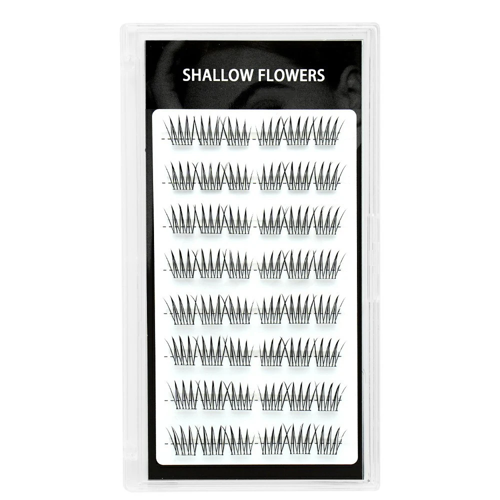 8 rows Lazy glue-free sunflower trilogy false eyelashes cat natural cat ears self-adhesive dog eyelashes