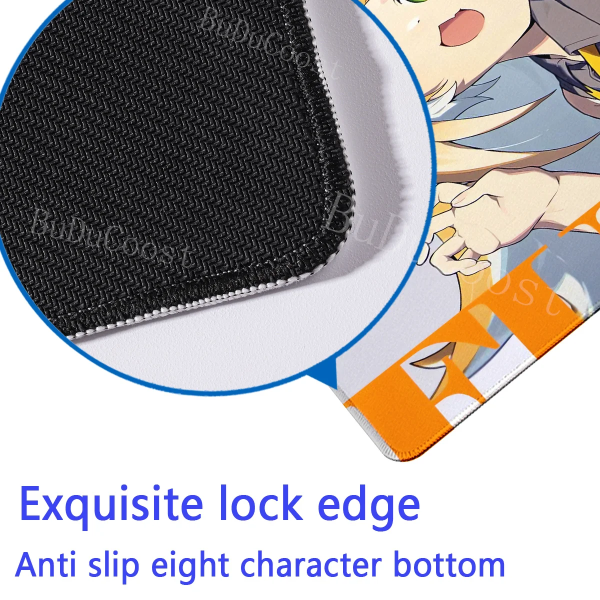 لوحة ماوس كبيرة للألعاب XXL Zenless Zone Zero ZZZ Ju Fufu لألعاب الكمبيوتر لوحة ماوس تزيين ملحقات المكتب teclado حصيرة مكتبية