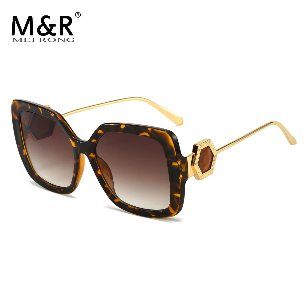 2023 New Women's Square Sunglasse Personalized Colorful Luxury Large Diamond Fashion Glasses Trendy Versatile Decorative Sunnies