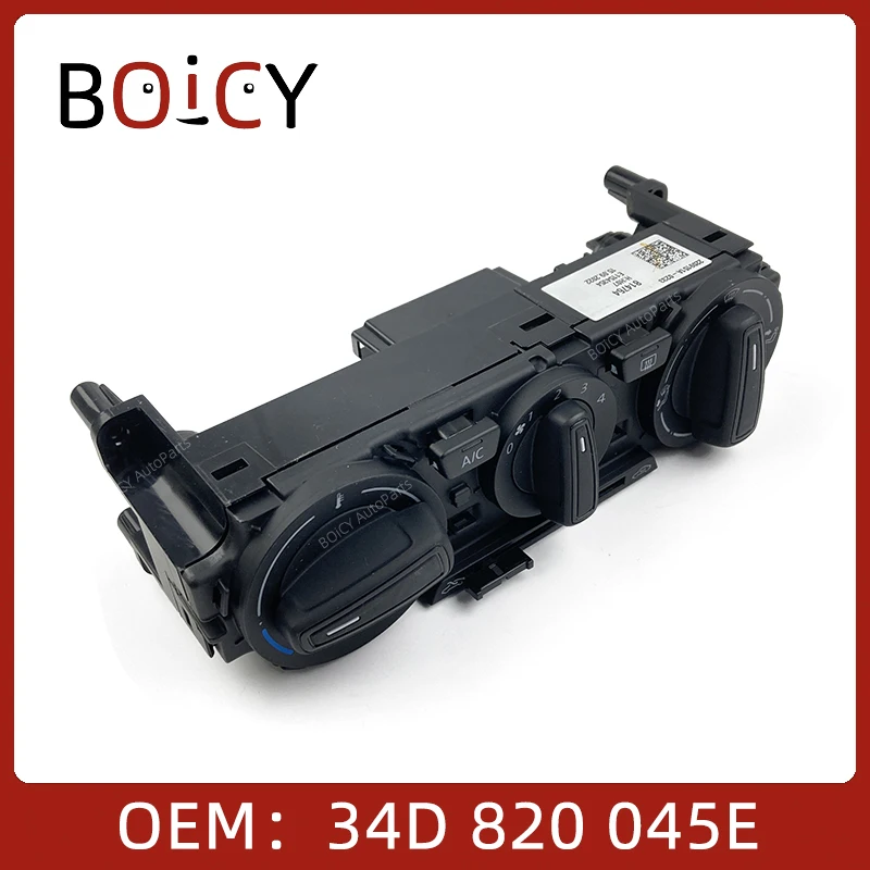 BOICY Manual A/C Heater Climate Control Panel Unit Switch for VW Jetta 2013-2015 34D820045E 34D820045C 34D 820 045C 34D 820 045E
