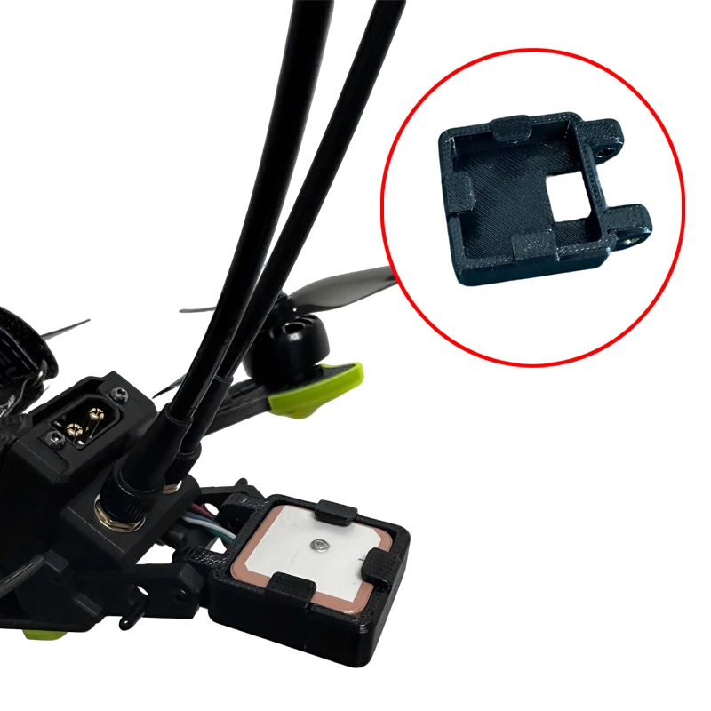 1PCS Stampa 3D BZ251 1018C Coda GPS Montaggio Sistema di Posizionamento Staffa di Montaggio Base di Supporto per iFlight Nazgul DC5 Eco FPV Drone