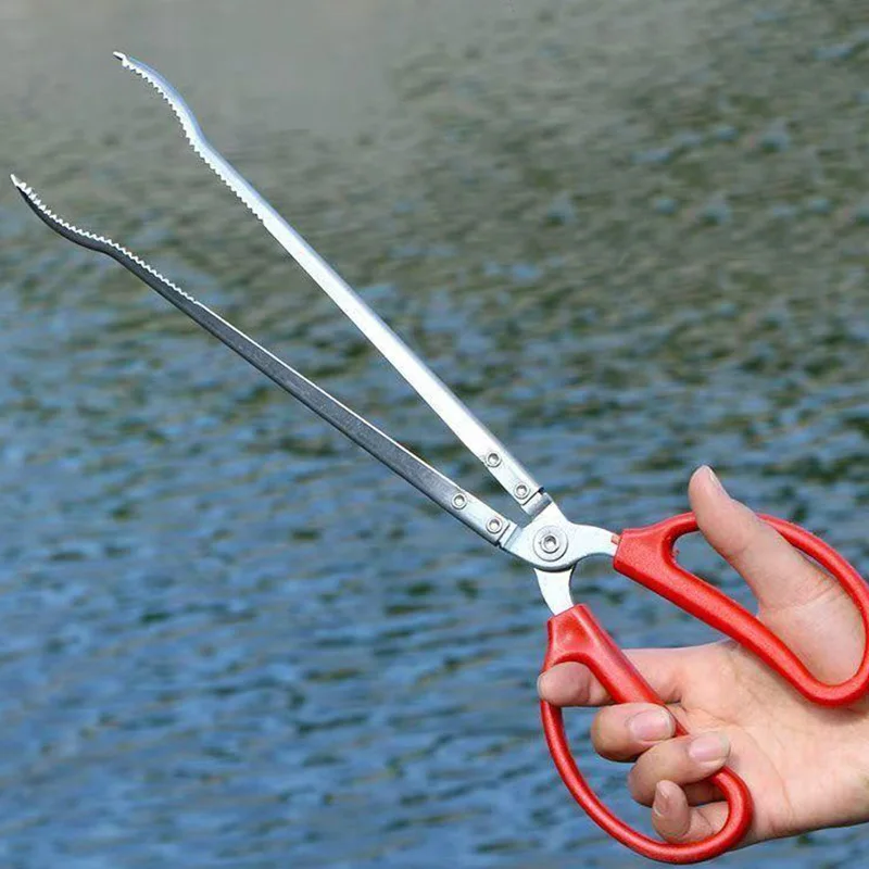 Anti Slip Tools Long Fish Catchers Professional Garbage Tongs Color Tongs Crab Catching Magic Tools Loach Outdoor Pliers
