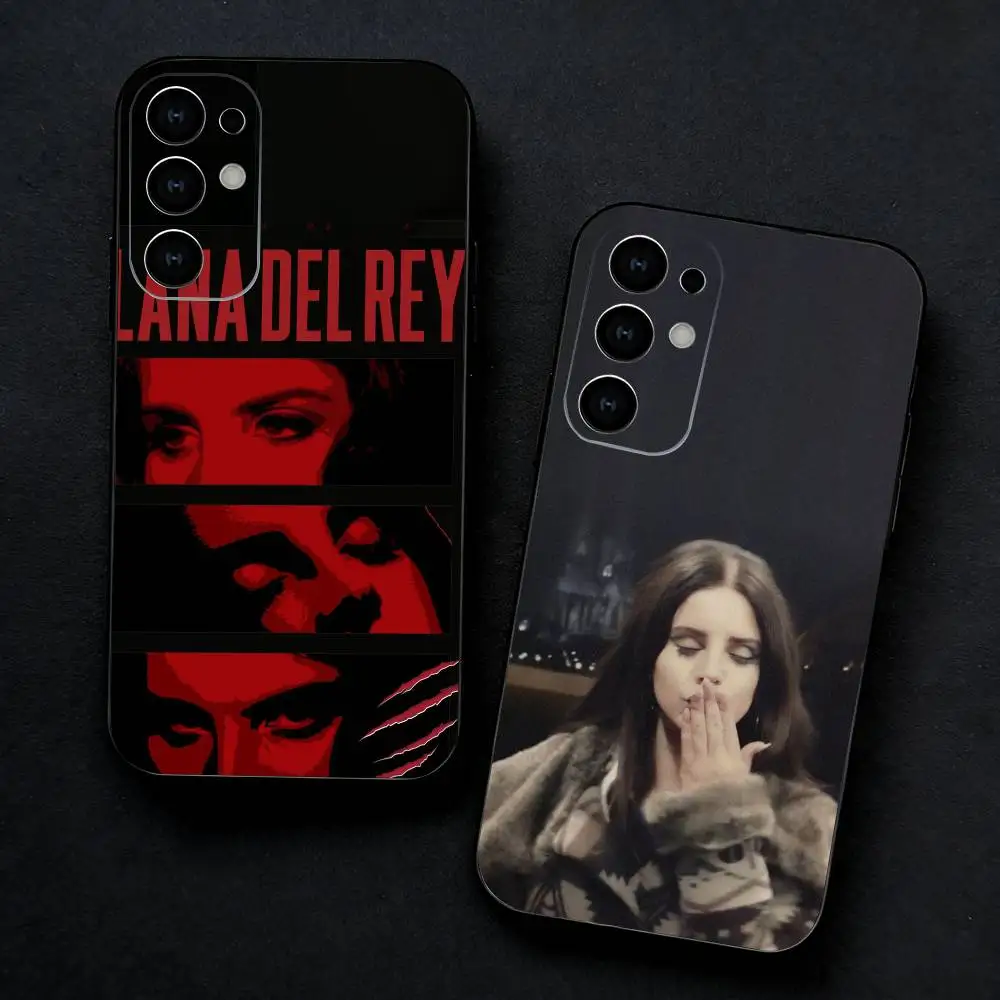 

Singer L-Lana Del Rey Phone Case For Samsung S25,S24,S23,S22,S21,S20,Plus,Fe,Lite,Others Black Cover