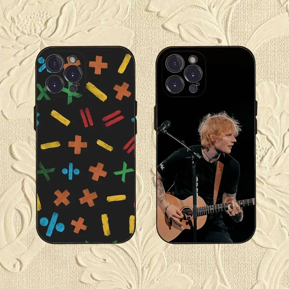 

Singer E-Eds Sheeran-ns Phone Case For iPhone 16,se4,15,14,13,12,11,Pro,X,XS,Max,XR,Plus,Mini Soft Black Cover