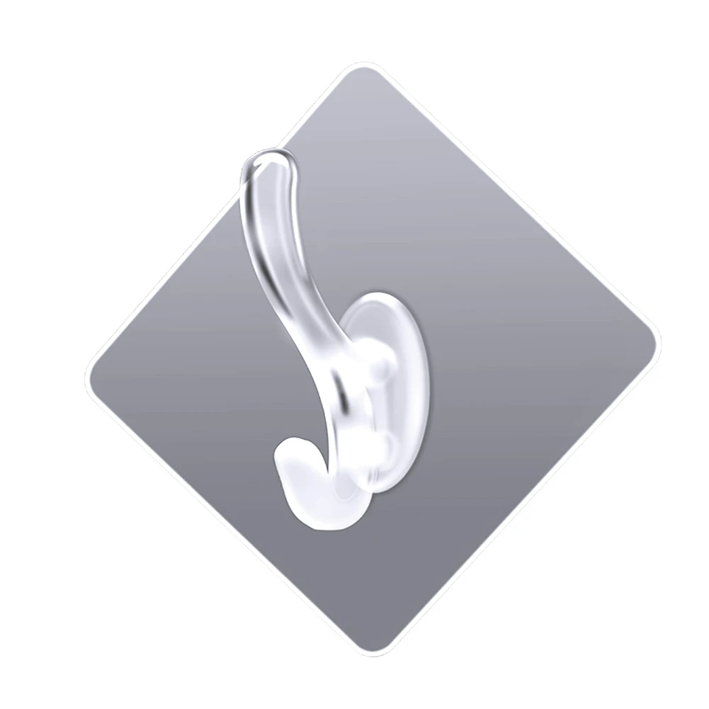 Multi-purpose Hook Waterproof Hook Home Decor Smooth Surfaces Strong Weight Capacity Compact Size Seamless Blend With Decor