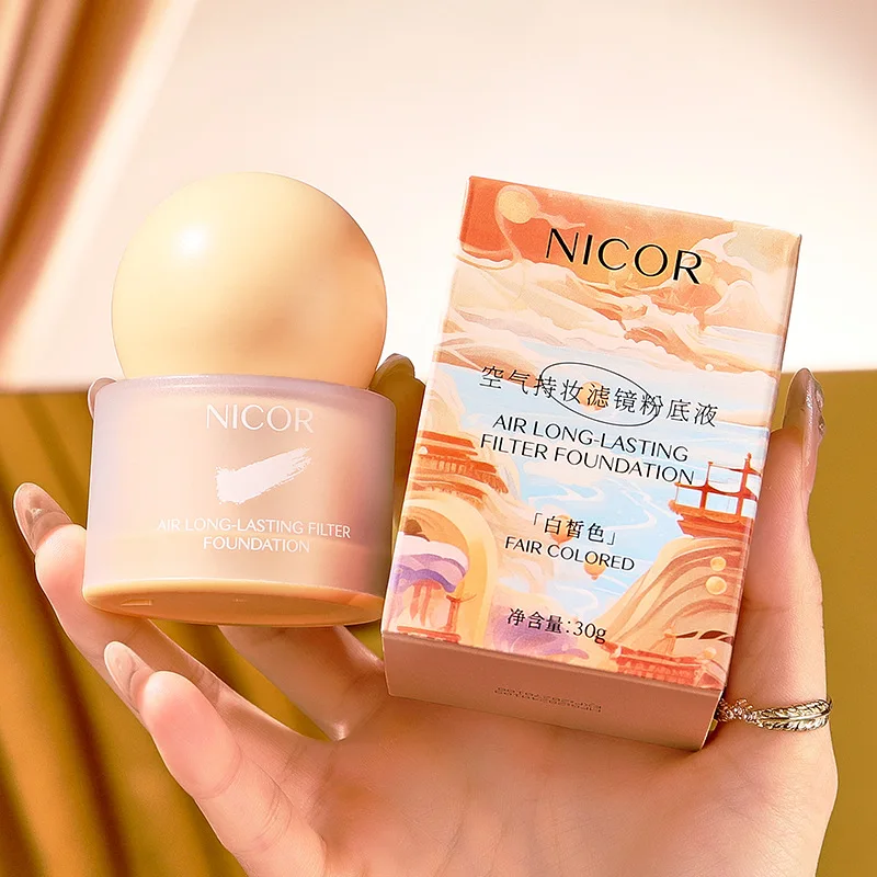Nicor 長持ちコンシーラー リキッド ファンデーション 効果的なコンシーラー 軽量保湿とくまメイクアップ ファンデーション