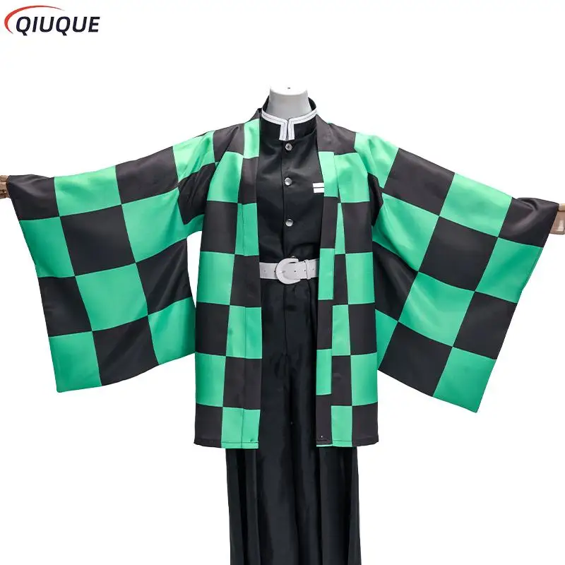 Kamado Tanjirou Agatsuma Zenitsu Tomioka Giyuu Cosplay Costume Haori Uniforms