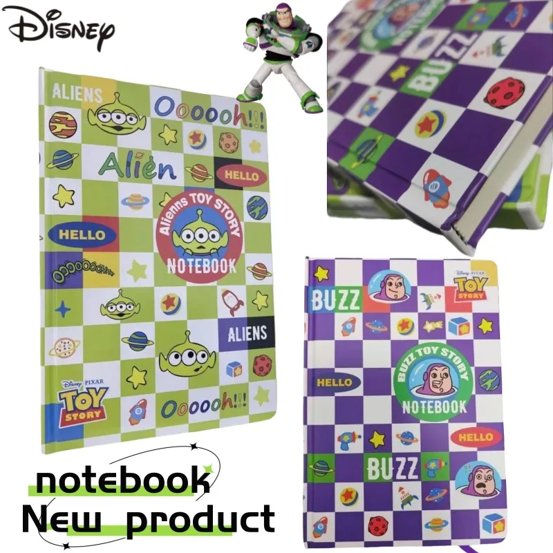 Disney Buzz Lightyear Lotso Alien periférico de anime cuaderno de estudiante de dibujos animados creativos regalo de festival de alta estética al por mayor.