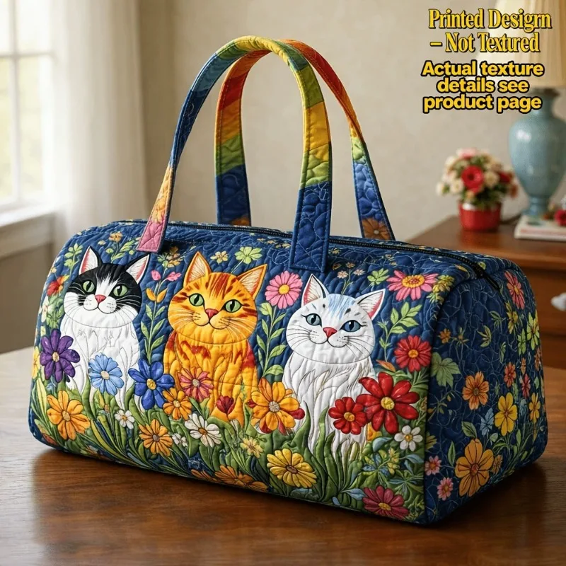 Multifunctional Sports Fitness Handbag Amazon Cross-border 3D Digital Printing Travel Bag European and American Style  Handbags