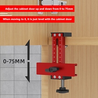 Aluminum Alloy Cabinet Door Installation Positioner - Multifunctional Adjustable Mounting Jig for Precise Cabinet Door Installat