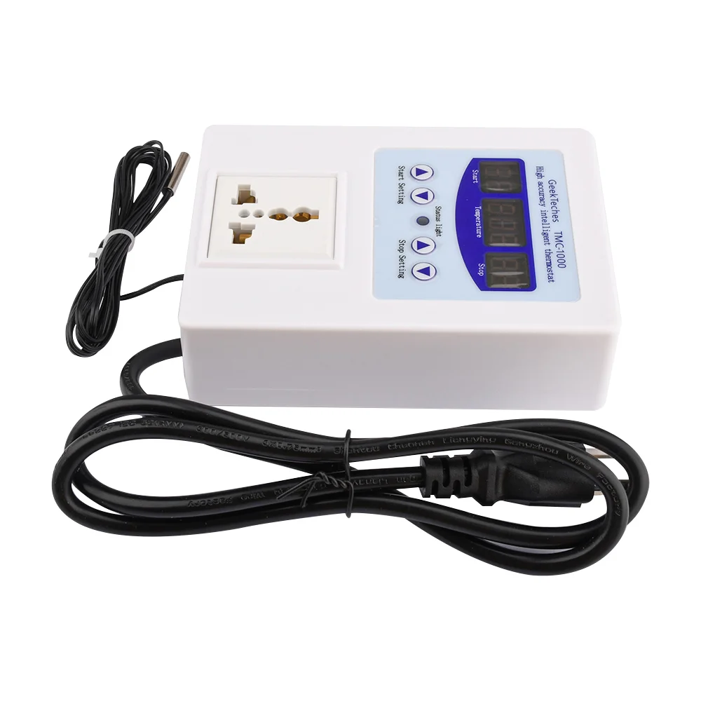 TMC-1000 Digital Temperature Controller Intelligent High Accuracy Heating Cooling NTC Sensor Temp Control Thermostat