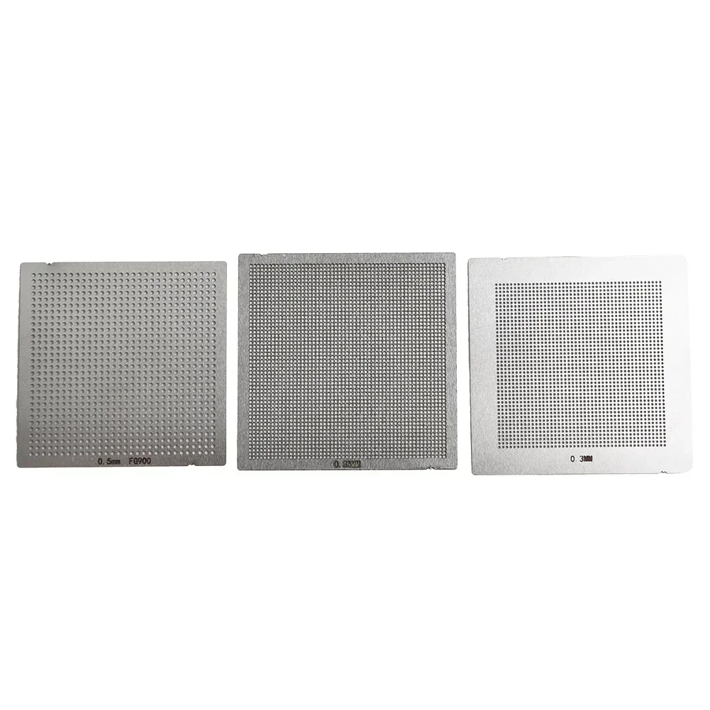 Set Reballing Rework Net Pack Stencil Direct Warmte Onderdelen Vervangt Reball Rework Zilver Vervangende Accessoires