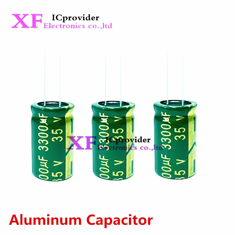 Aluminum Capacitor 6.3V 10V 16V 25V 35V 63V 100V 250V 450V 10UF 330UF 470UF 680UF 820UF 1500UF 4700UF High Frequency Low ESR