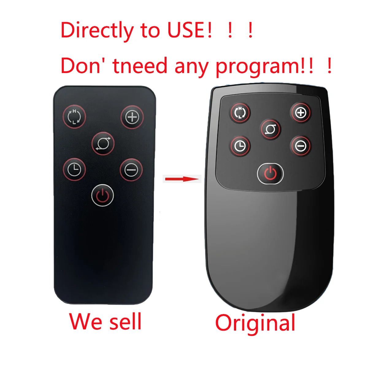 Control remoto para calentador de espacio de torre LASKO 5115 5126 5129 5135 5144 5338 5355