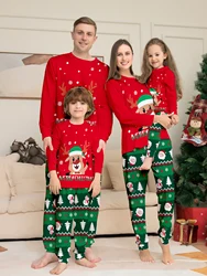 2024 Couples Christmas Family Matching Pajamas Set Mother Kids Clothes Christmas Pajamas For Family Clothing Set