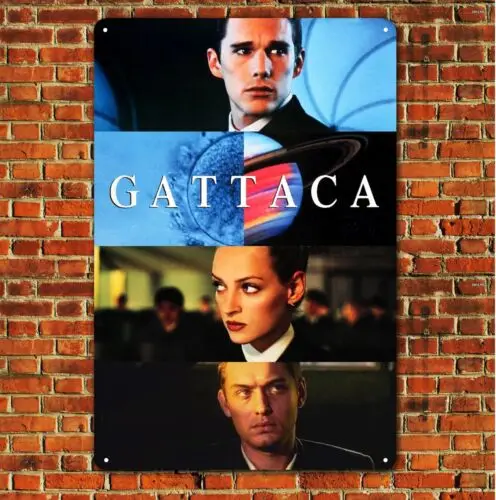 Gattaca Movie Metal Poster Tin Sign - 20x30cm Collectable Plate