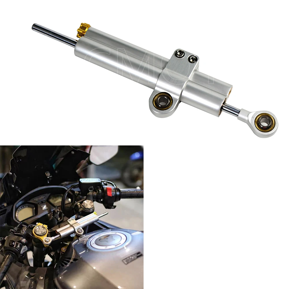 

For Yamaha MT 07 MT-07 Universal Motorcycle Ruler Titanium Steering Damper Tank Slapper Safe Speed Wobble Control Stabilizer