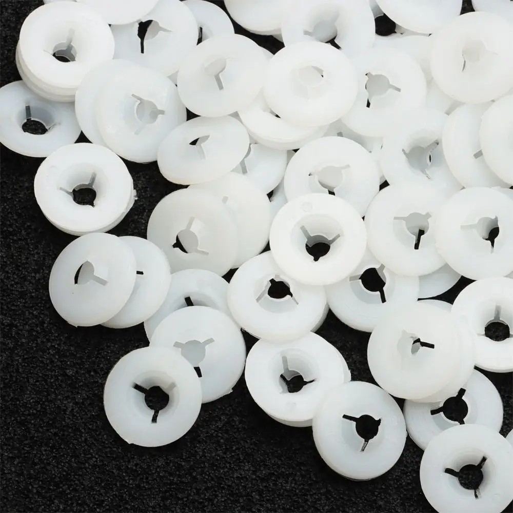 100Pcs Round Gaskets Washers for Plastic Safety Eyes Nose Back for Crochet Bear Doll Animal Toys DIY Craft Child Kids Toys