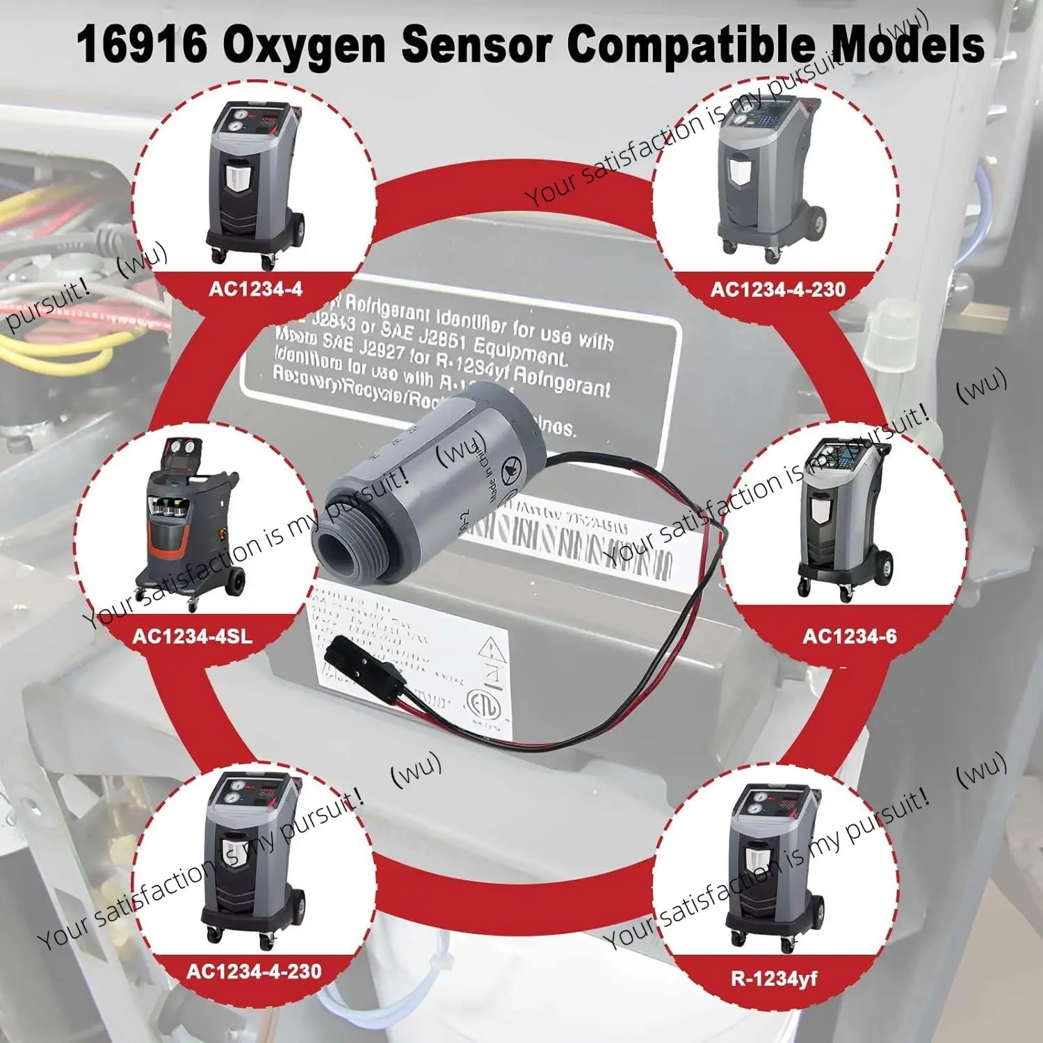 16916 Oxygen Sensor for Robinair R-1234yf