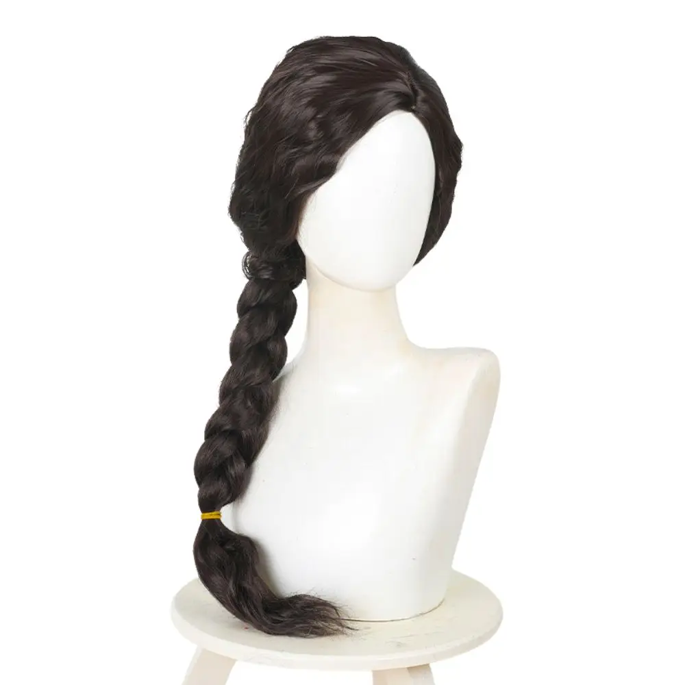 شعر مستعار كوسبلاي من Wicked Elphaba للنساء، شعر أسود طويل مقاوم للحرارة، شعر صناعي، دعائم لعب الأدوار، إكسسوارات أزياء الهالوين