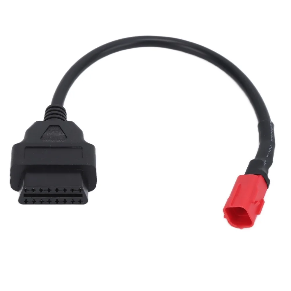 16 Pin Female Connector Motorcycle Diagnostic Adapter Cable Wiring Adapter Cable Cord Motorcycle Diagnostic Cable 6 Pin Plug
