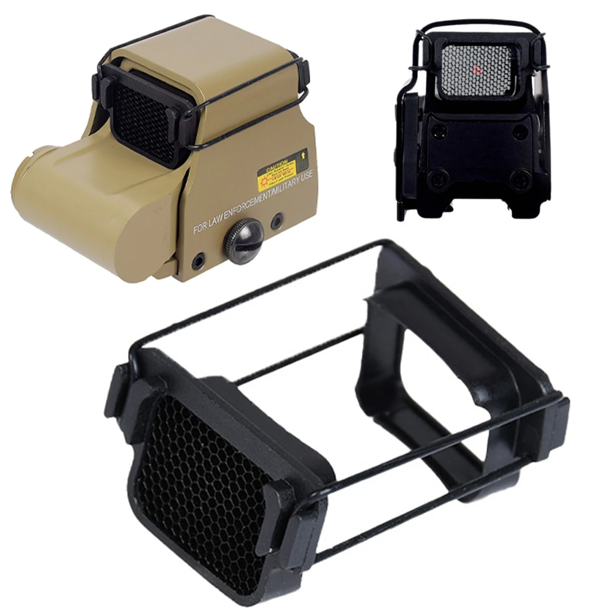 

Hunting Holographic Sight Scope Lens Protective Cover Reflex Sight Riflescope Dust Cover for 551 552 553 558 Red Green Dot Sight