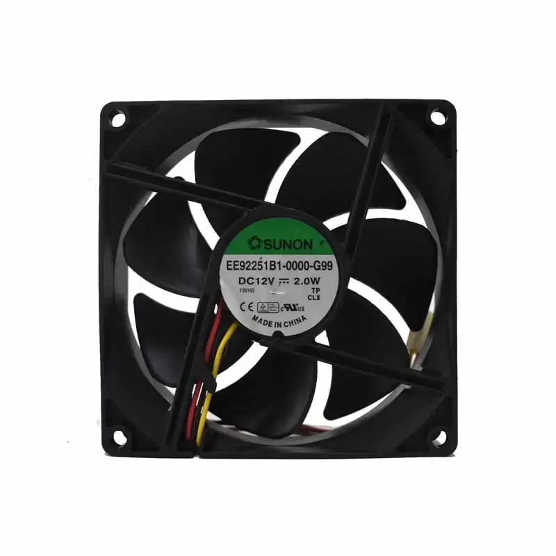 ORIGINAL EE92251B1-0000-G99 12V 2.0W 9225 92*92*25mm NEW COOLING FAN RADIATOR