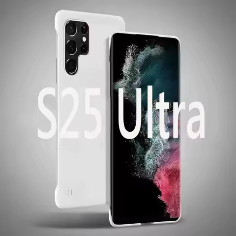 Frameless Slim Skin Matte Hard Back Cover Case On For Samsung Galaxy S25 S23 S24 FE Ultra S21 FE S22 Plus 5G ShockProof Coque