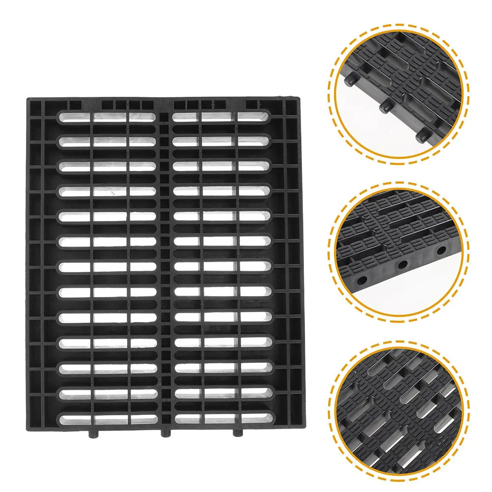 

Drainage Grate Outdoor Trench Cover Sewer Drain Channel Grate Replaceable Sturdy Sewer Cover Backwater Valve Floor Drain