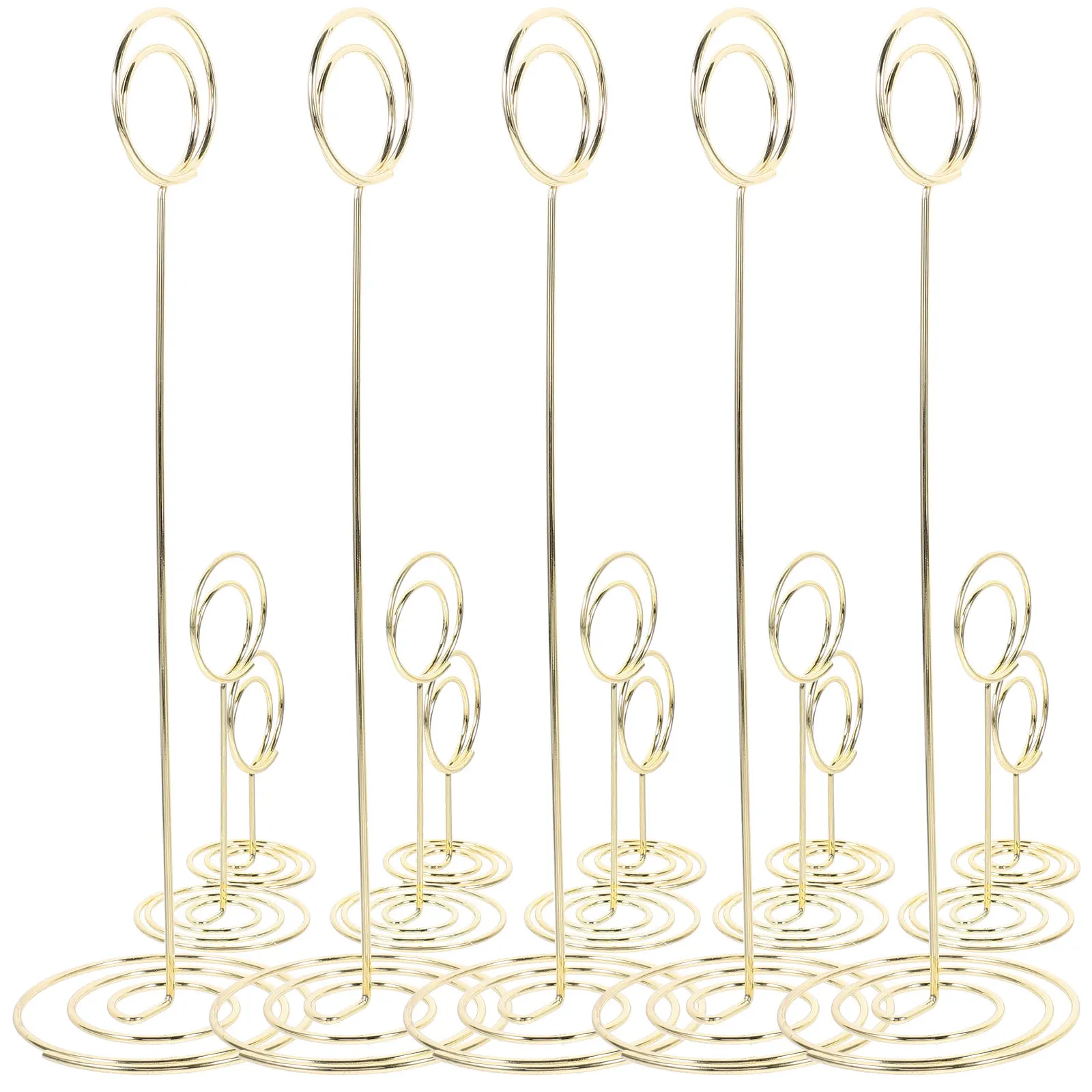 15Pcs Metal Card Holder Desk Memo Clip Photo Holder Stands Wedding Table Number Holders Place Card Holders Desk Memo Clip