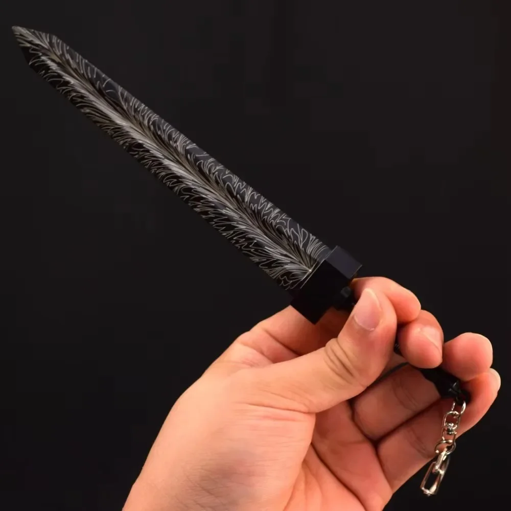 Greatsword Pattern Steel Weapon Colossal Sword Game Japanese Peripheral Metal Katana Model Ornaments Collection Crafts Toys