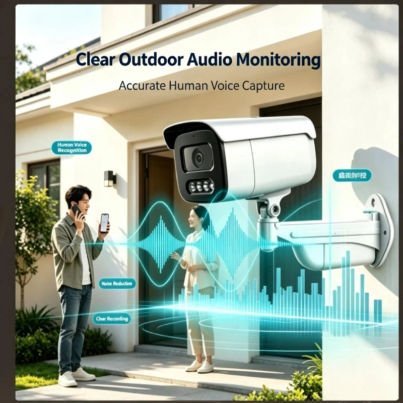 Psennikow 8MP 4K POE Dual Ligh - Outdoor Lighting Video review and price