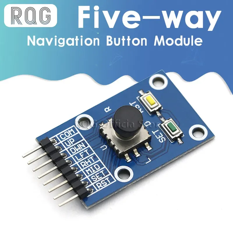 Five Direction Navigation Button Module for MCU AVR Game 5D Rocker Joystick Independent Keyboard for Arduin0 Joystick Module